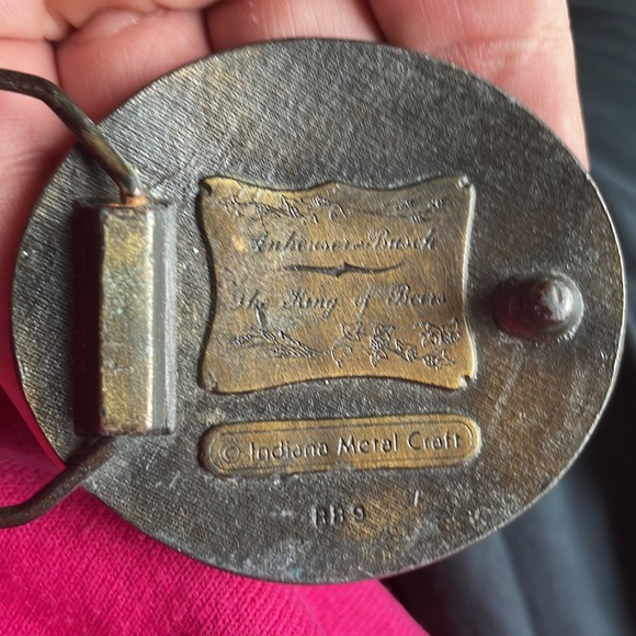 Anheuser Busch Belt Buckle - Picture 2 of 2